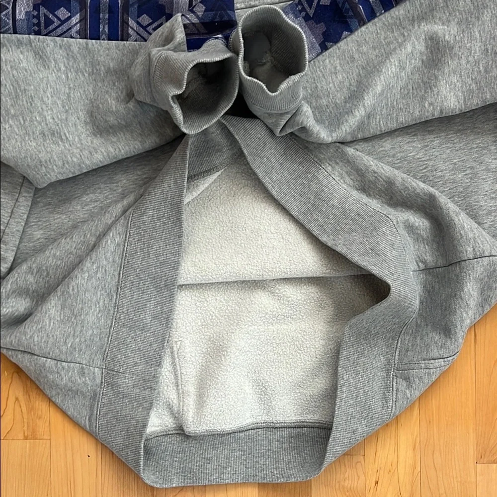 🌄Canyon Block Hooded Gray & Purple-Blue Patterned Hoodie by HOOEY | XL - Picture 15 of 17